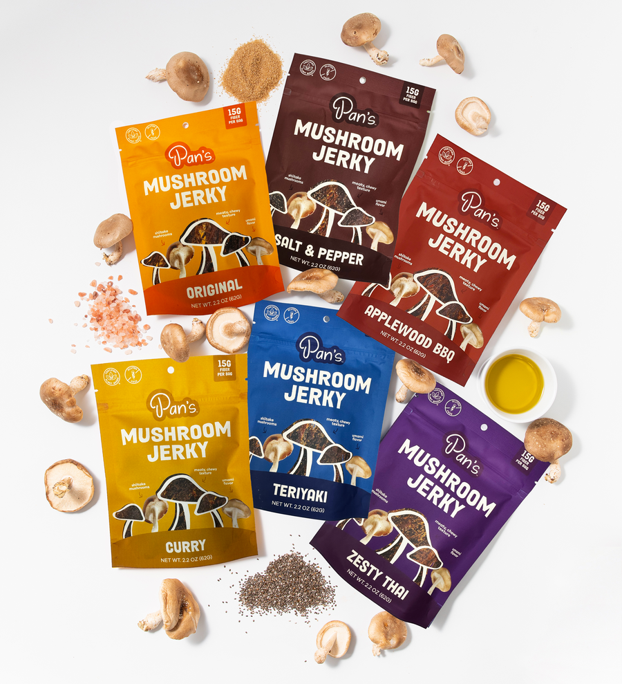 Pan's Mushroom Jerky - The Ultimate Flavor Pack A9